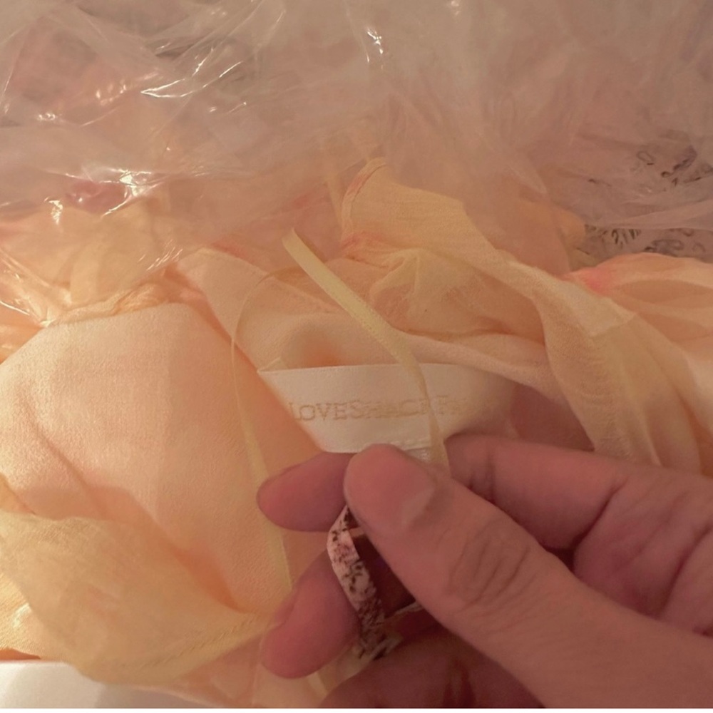 Authentic LoveShackfancy Ruffles Yellow Melon Rialto Dress size 0 New with Tags